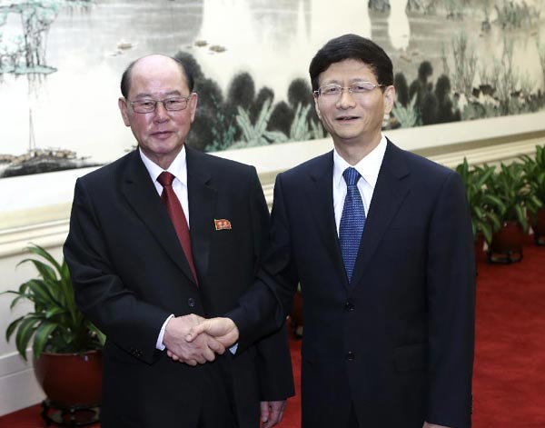 Meng Jianzhu and Ri MyongSu