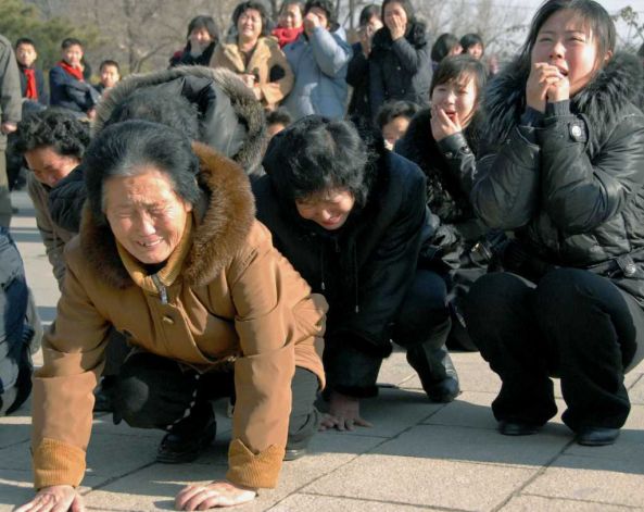 North Korean Mourners