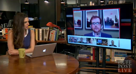 Adam Cathcart with Abby Huntsman