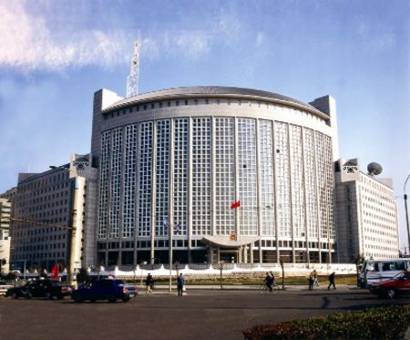 China's Ministry of Foreign Affairs - much of China's policy promulgated here - but not on North Korea. Photo via WantChina website.