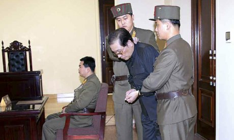 The last image of Jang Song-taek alive, published by the North Korean state media in December 2013. | Image: Rodong Sinmun